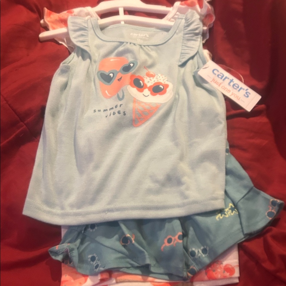 NWT Sz 4t  3pc summer vibes pajamas